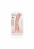 Zakrzywiony penis dildo na przyssawce cielisty 23 cm